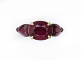 OVAL & PEAR SHAPE RUBY RING
