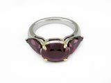 OVAL & PEAR SHAPE RUBY RING