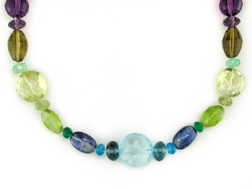 LENTIL MULTISTONE NECKLACE