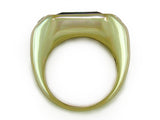BLUE/GREEN TOURMALINE & DIAMOND RING