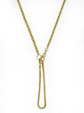 ROPE, FOXTAIL & ROUND LINK CHAIN NECKLACE