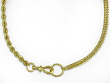 ROPE, FOXTAIL & ROUND LINK CHAIN NECKLACE