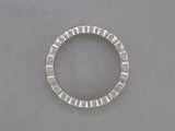 BEZEL SET ROUND DIAMOND ETERNITY RING