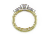 ROUND & PEAR SHAPE DIAMOND RING