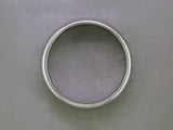PLATINUM WEDDING BAND WITH YELLOW GOLD STRIPE