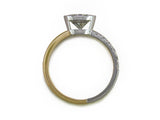 DIAMOND RING WITH CRISS CROSS BAND