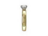 PRONG SET OVAL DIAMOND RING