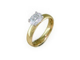 PRONG SET OVAL DIAMOND RING