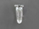 PEAR SHAPE & ROUND DIAMOND RING