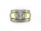 OVAL & PRINCESS CUT DIAMOND RING