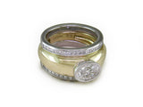 OVAL & PRINCESS CUT DIAMOND RING