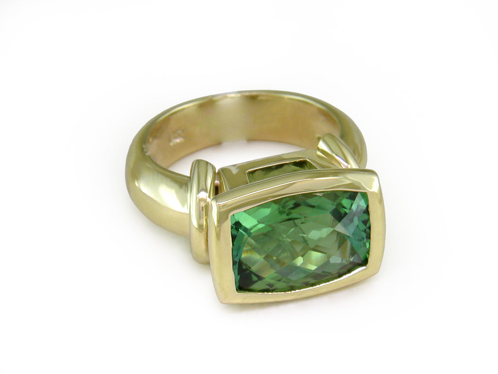 GREEN TOURMALINE RING
