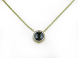BLACK DIAMOND PENDANT NECKLACE