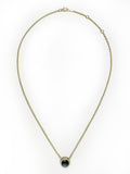 BLACK DIAMOND PENDANT NECKLACE