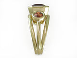 GARNET & ORANGE DIAMOND RING