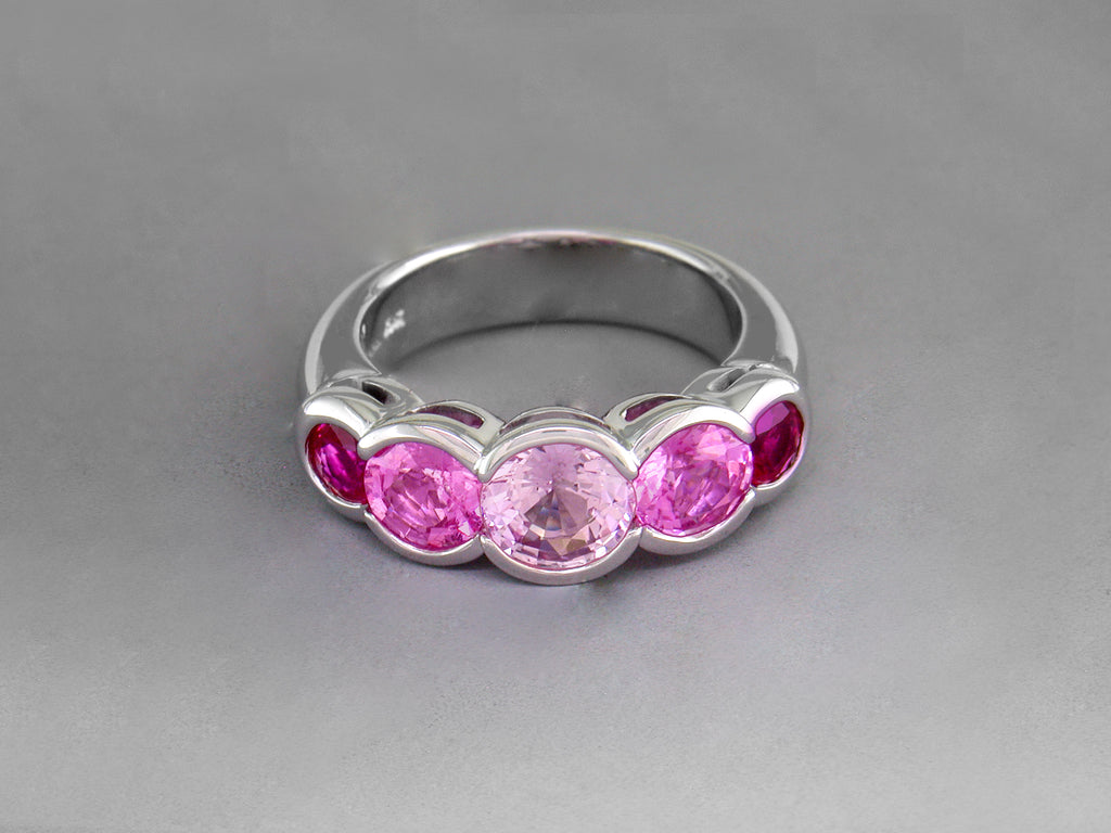 SAPPHIRE & RUBY RING