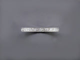 DIAMOND PAVE SET PARTIAL ETERNITY RING & ENGAGEMENT RING