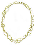 CABLE CHAIN & MULTI-SHAPE LINK NECKLACE