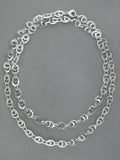 SILVER LOOP CHAIN NECKLACE