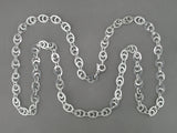 SILVER LOOP CHAIN NECKLACE